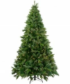 Northlight 7.5' Pre-Lit Medium Ashcroft Cashmere Pine Artificial Christmas Tree - Warm White LED Lights