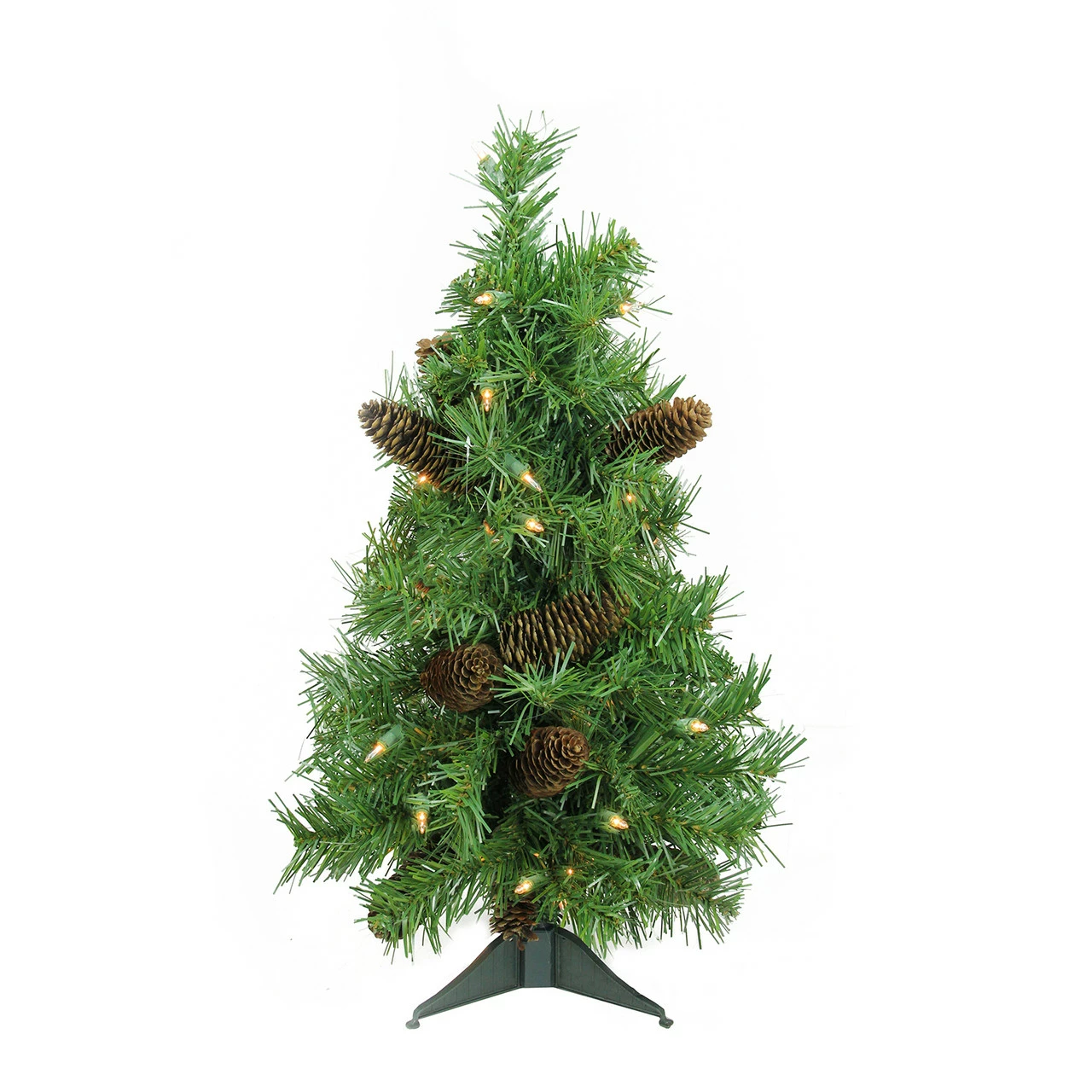 Northlight 2' Pre-Lit Green Full Dakota Pine Artificial Christmas Tree - Clear Dura-Lit Lights 3 Northlight 2' Pre-Lit Green Full Dakota Pine Artificial Christmas Tree - Clear Dura-Lit Lights