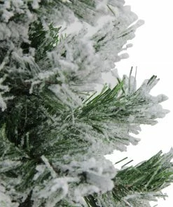 Northlight 22" Flocked Pine Full Artificial Christmas Tree In Burlap Base - Unlit -Northlight Shop riyrogdbgwcvip5m5qypepe8plkfll6n 34568.1664639668