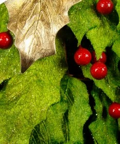 Roman 1.5' Slim Twas Night Red Holly Berry And Leaf Artificial Christmas Cone Tree - Unlit 7 Roman 1.5' Slim Twas Night Red Holly Berry And Leaf Artificial Christmas Cone Tree - Unlit -Northlight Shop roman 35384 2 97069.1595892319