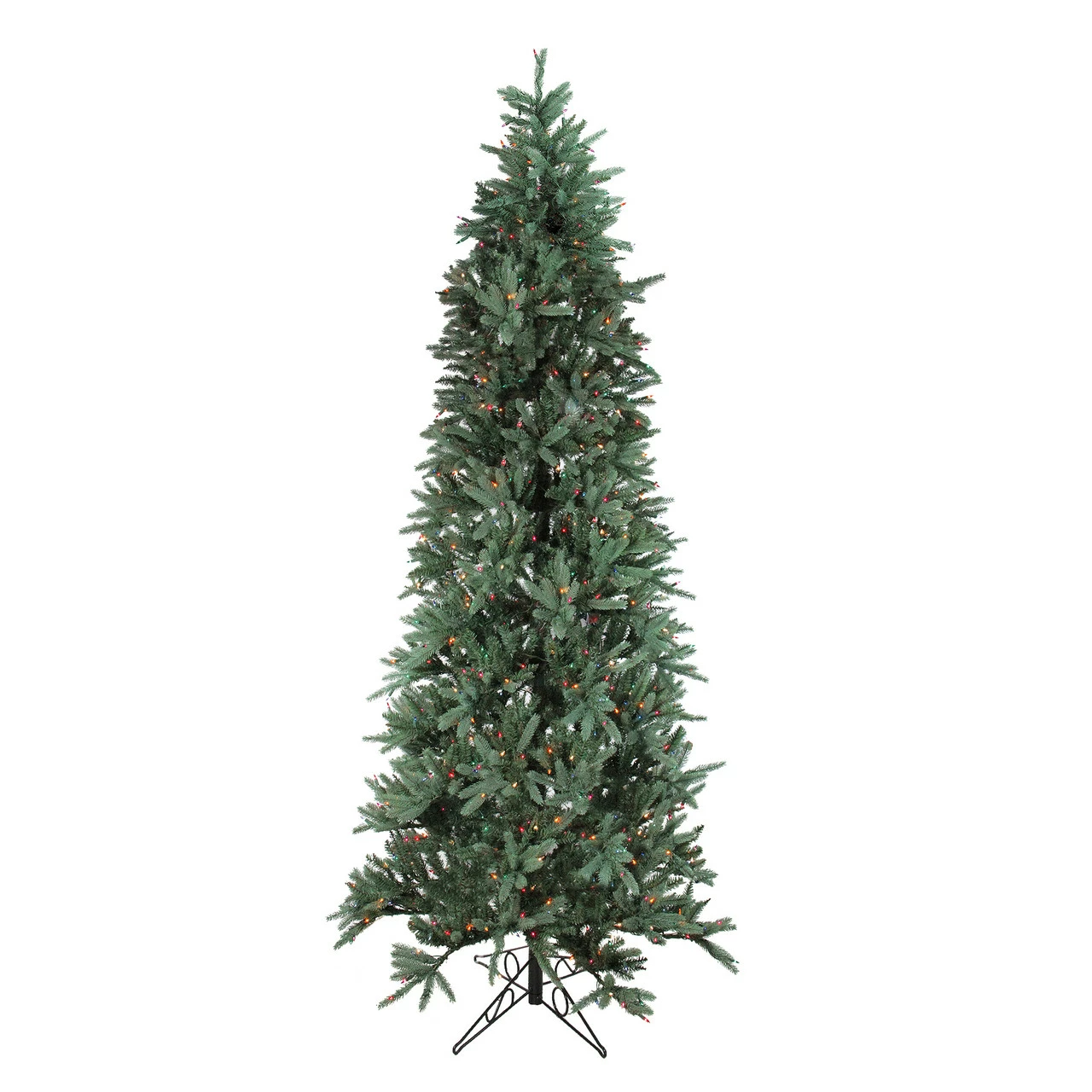 Santa's Own 9' Pre-Lit Slim Fresh Cut Carolina Frasier Artificial Christmas Tree - Multi-Color Lights 3 Santa's Own 9' Pre-Lit Slim Fresh Cut Carolina Frasier Artificial Christmas Tree - Multi-Color Lights