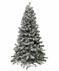 Northlight 6.5' Heavily Flocked Madison Pine Artificial Christmas Tree, Unlit