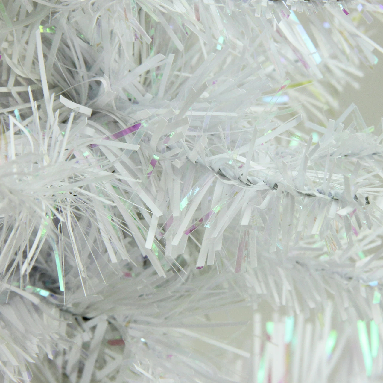 Northlight 18" X 13" White Glimmer Iridescent Spruce Artificial Christmas Tree - Unlit 4 Northlight 18" X 13" White Glimmer Iridescent Spruce Artificial Christmas Tree - Unlit - Image 2