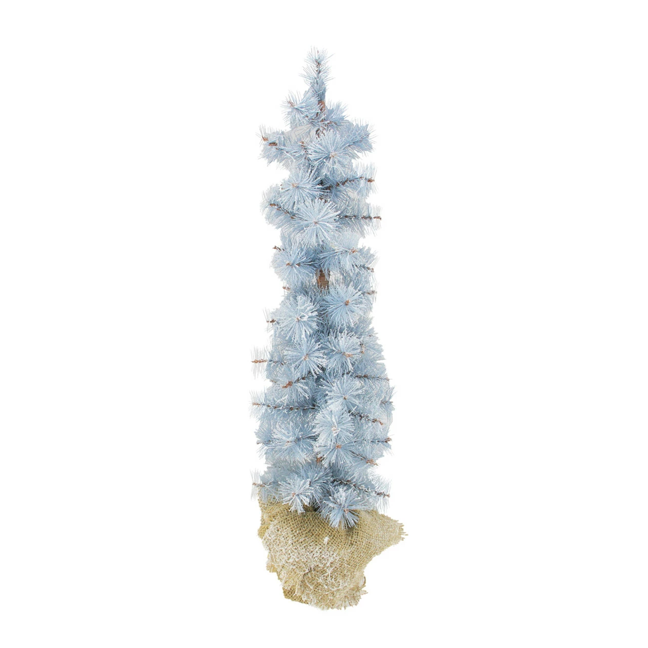 Arett Sales 2' Blue Potted Frosted Pine Slim Artificial Christmas Tree - Unlit 3 Arett Sales 2' Blue Potted Frosted Pine Slim Artificial Christmas Tree - Unlit