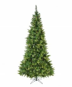 Vickerman 7.5' Pre-Lit Slim Jack Pine Artificial Christmas Tree - Clear LED Lights