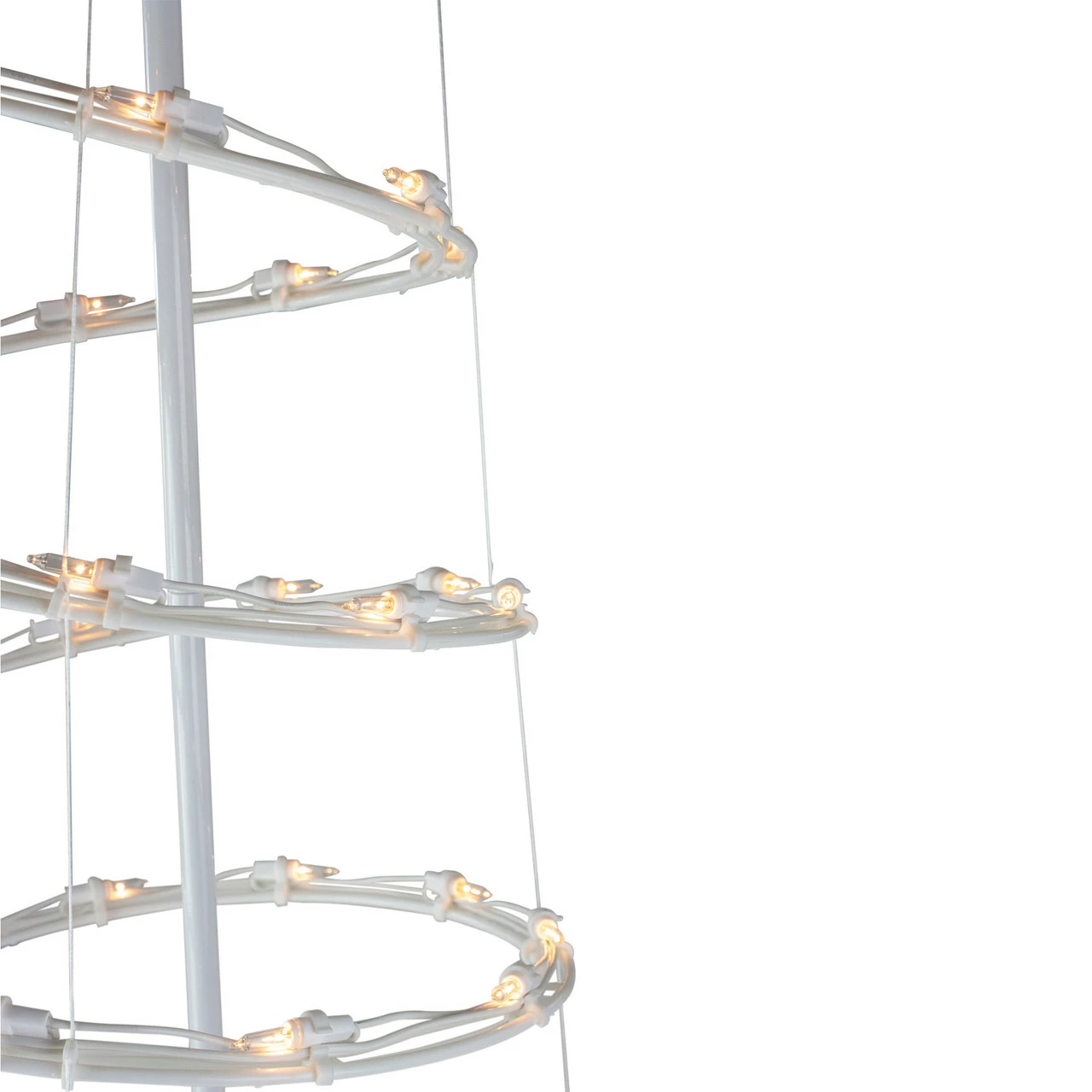 Northlight Set Of 3 Clear Lighted Spiral Christmas Trees - 3', 4', And 6' 5 Northlight Set Of 3 Clear Lighted Spiral Christmas Trees - 3', 4', And 6' - Image 3
