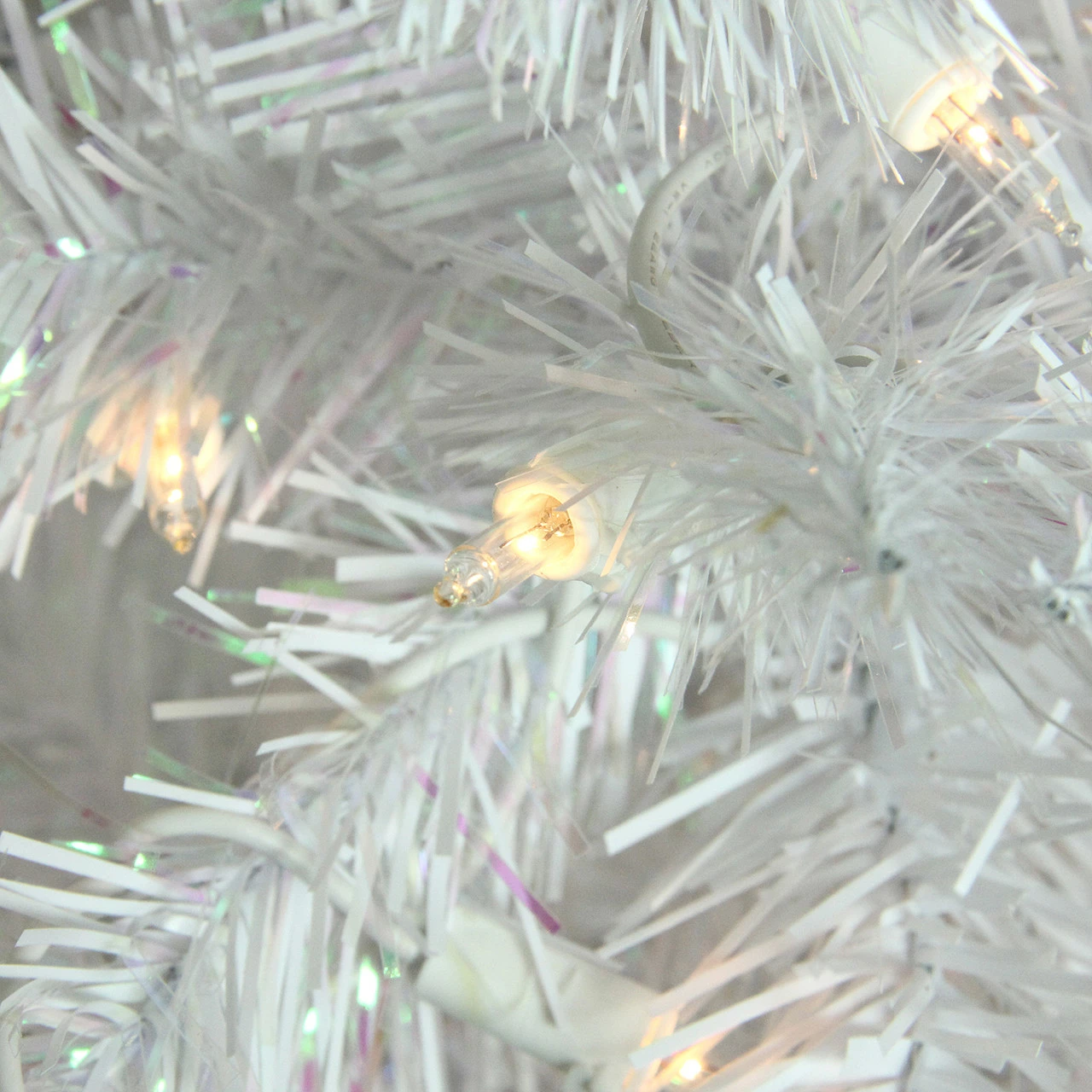 Northlight 6' Pre-Lit Glimmer Iridescent Spruce Artificial Christmas Tree - Clear Lights 4 Northlight 6' Pre-Lit Glimmer Iridescent Spruce Artificial Christmas Tree - Clear Lights - Image 2